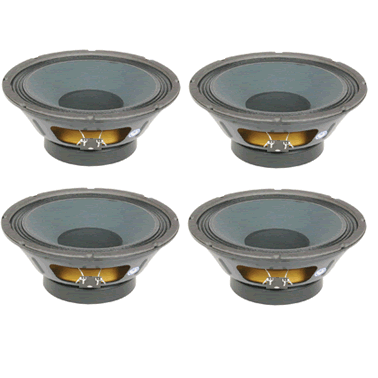 4 X BUNDLE DEAL Eminence LEGEND BP102 4ohm 10" 200watt Speaker